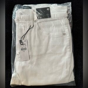 Express High Waisted White Supersoft Skinny Jeans